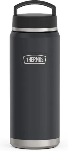Miniatura 9 de THERMOS ICON SERIES - Botella de agua con tapa superior de rosca, 40 onzas, sillín - Botella de agua de acero inoxidable aislada al vacío con tapa