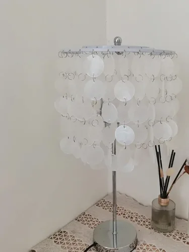 Miniatura 6 de RISEON Marco de pantalla de lámpara con agujeros para colgar, pantalla de lámpara de bricolaje, anillo de alambre, soporte para colgar E27, marco