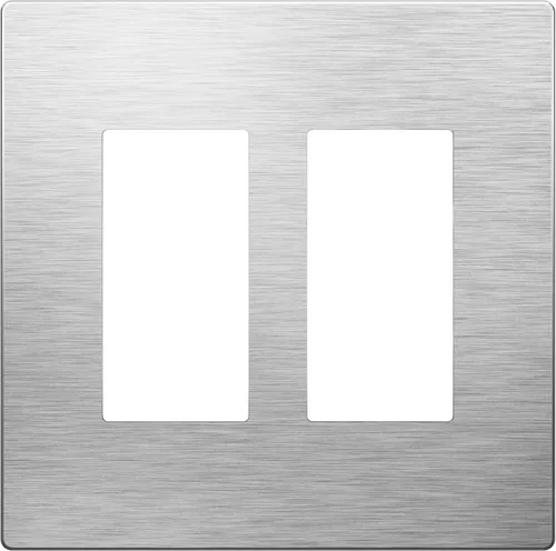 LIDER Placa de Pared Metálica Decorativa Doble, Resistente a la Temperatura e Impacto, Acero Inoxidable 430, Cubierta sin Tornillos, Actualización