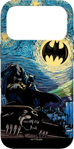 Miniatura 21 de Funda de pintura estilo noche estrellada de Batman para iPhone 13 DC Comics