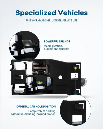 Miniatura 6 de LUJUNTEC Manijas interiores de puerta de repuesto para Toyota Avalon Beige (2 unidades)