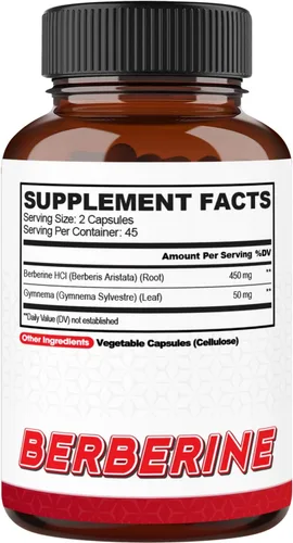 Miniatura 7 de agobi Suplementos de berberina de 500 mg con Gymnema Sylvestre - Fórmula súper concentrada para el sistema inmunológico, la salud de la circulación
