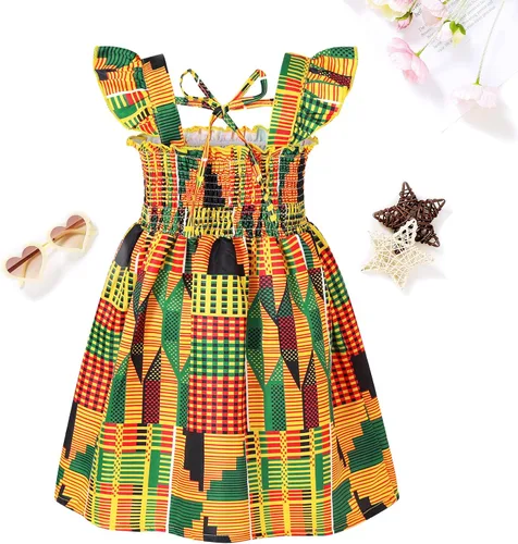 Miniatura 3 de YOUNGER TREE - Conjunto de ropa para bebé, diseño africano Dashiki Ankara