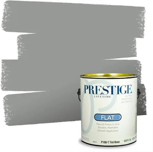 Miniatura 165 de PRESTIGE Paints - Pintura interior e imprimación en uno, 1 galón, cáscara de huevo, pimienta envejecida