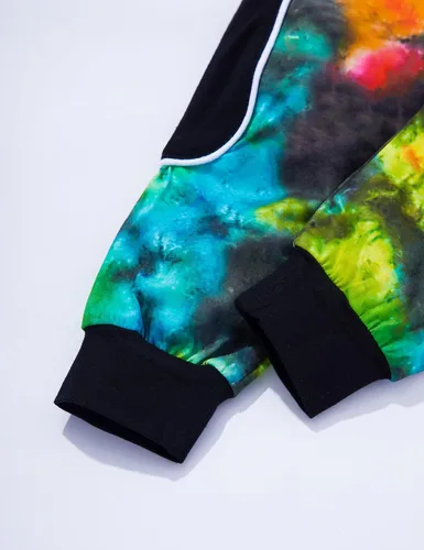 Miniatura 8 de KANGKANG Conjunto de sudadera de manga larga con estampado de letras para niños pequeños, conjunto de pantalones con estampado de dinosaurio