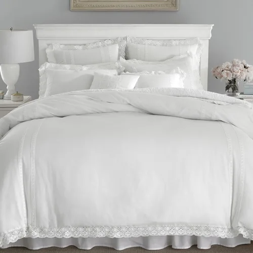 Miniatura 3 de Laura Ashley - Juego de funda de edredón tamaño individual, ropa de cama reversible de algodón con funda a juego, decoración ligera del hogar