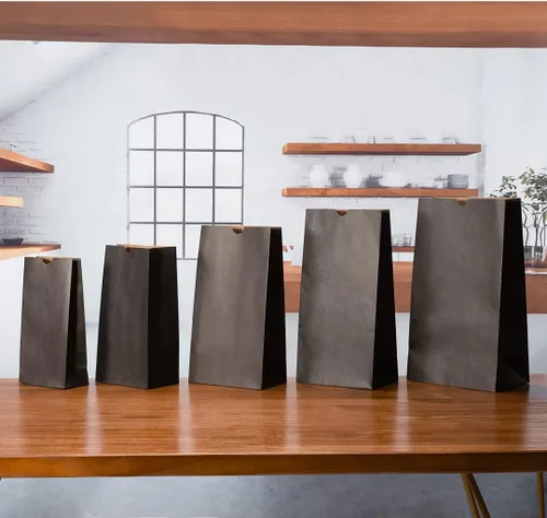 Miniatura 8 de Restaurantware Bag Tek - Bolsas de papel de 2 libras, 100 bolsas de almuerzo desechables, pequeñas para almuerzos, sándwiches y aperitivos, bolsas