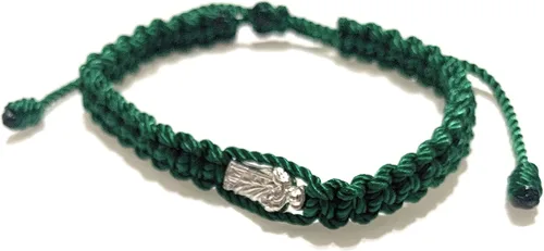 Miniatura 3 de Pulsera de hilo de San Judas Thaddeus verde Roja de hilo de San Judas Tadeo Cuentas de cristal No