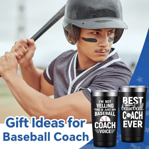 Miniatura 2 de Regalos de entrenador de béisbol para hombres y mujeres – Regalos de noche de equipo de béisbol – Navidad, regalo de béisbol de agradecimiento