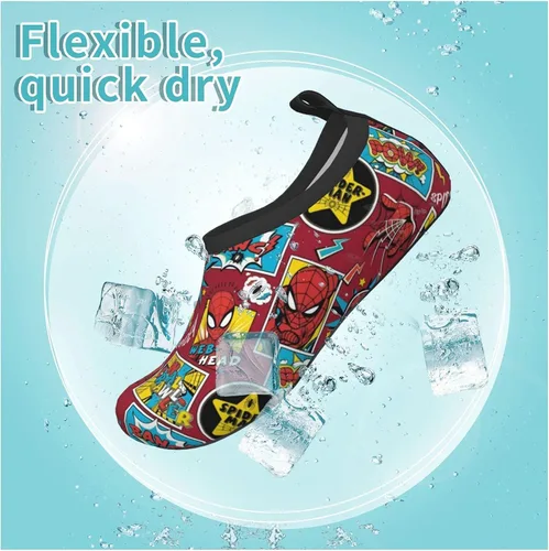 Miniatura 6 de Cool Superheros Zapatos de agua para niños ligeros antideslizantes piel de agua descalza deportes de natación playa piscina para niños y niñas