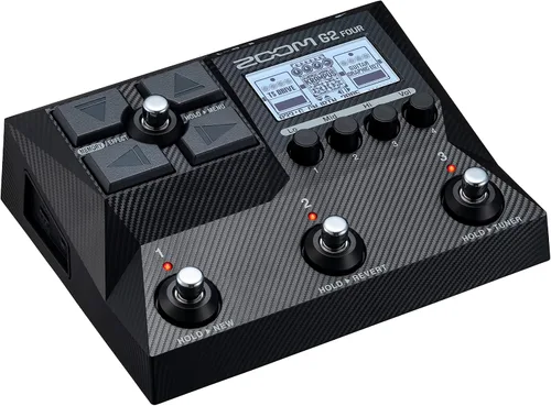 Miniatura 2 de Zoom G2X - Procesador de efectos de cuatro guitarras con más de 75 efectos y modelado de amplificadores, IR multicapa, Looper, patrones de ritmo