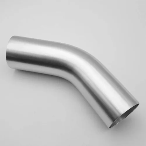 Miniatura 6 de AC PERFORMANCE Codo de aluminio de 45 grados de 1.75 pulgadas (45 mm) OD, tubo de aire de entrada para intercooler, 1.5D de radio, acabado cepillado