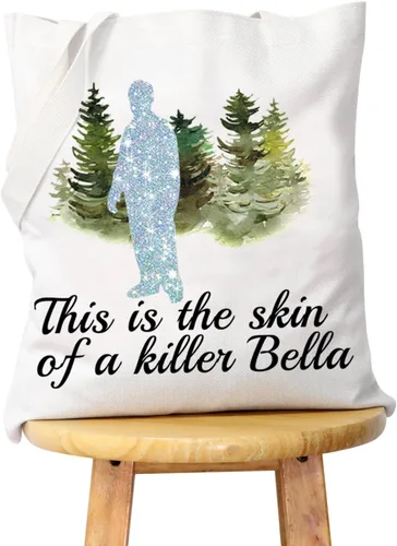 Miniatura 8 de WCGXKO Regalo inspirado en programas de cine This Is The Skin Of A Killer Bella con cremallera, bolsa de maquillaje para fanáticos, Esta es la piel