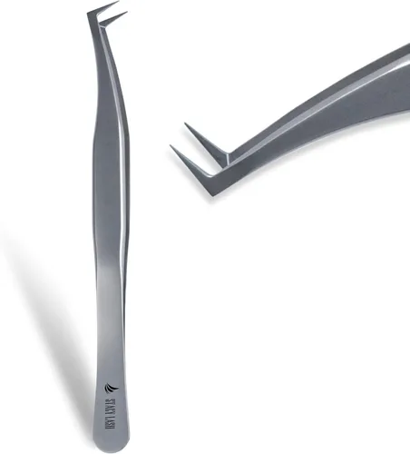 Miniatura 11 de Stacy Lash STL-1 Pinzas de extensión de pestañas aislantes/Suministros para extensiones clásicas y pestañas postizas individuales/Herramienta