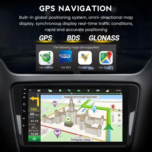 Miniatura 3 de Radio estéreo 5GWiFi para Benz Smart 453 Fortwo 2015-2020 - Biorunn Carplay inalámbrico de 8 núcleos Android Auto GPS Navi - 2GB+32GB 9 pulgadas