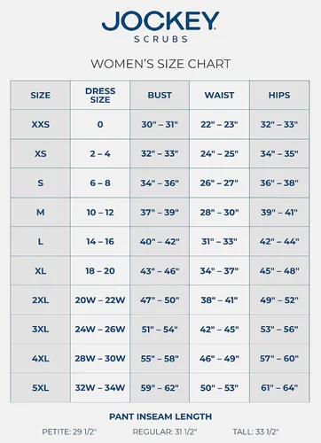Miniatura 5 de Jockey 2249 - Pantalones médicos ajustados para mujer, XS
