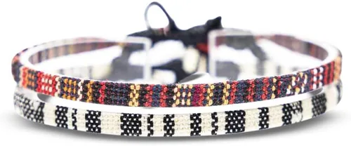 Miniatura 10 de Made by Nami Juego de 2 tobilleras estilo surfista, impermeables, ajustables, trenzadas, para mujeres y hombres, estilo bohemio para estilo étnico