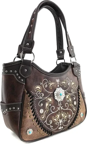 Miniatura 3 de Zelris Spring Bloom Western Concho - Juego de bolso de mano para mujer