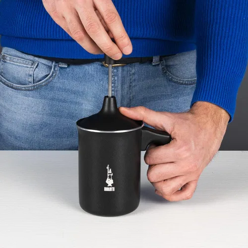 Miniatura 7 de Bialetti 00AGR395 Tutto Crema Espumador de Leche, Negro