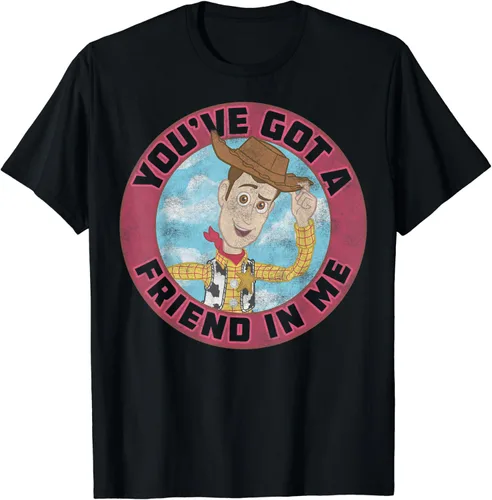 Disney Pixar Toy Story Woody Friend In Me - Camiseta gráfica, Negro, S