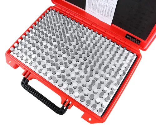 Miniatura 4 de Accusize Industrial Tools 0.011 '' a 0.060'', 50 piezas de acero Plug Pin Gage Set, menos, clase Zz, M0 (-)