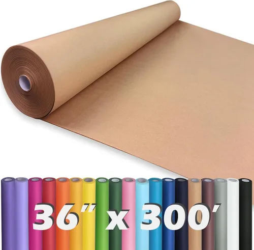 Miniatura 101 de PerkHomy Rollo de Papel Kraft Marrón 48" x 1,800" (150') para Envolver Regalos, Ramos, Flores, Arte, Pintura, Manualidades, Escritura, Embalaje