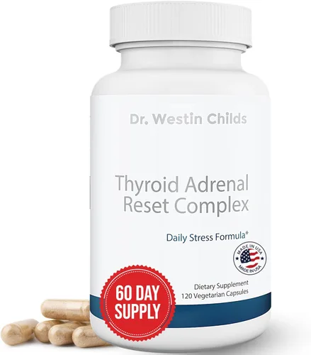 Dr. Westin Childs - Complejo de restablecimiento suprarrenal tiroideo | Combinación de apoyo tiroideo y soporte suprarrenal para pacientes con