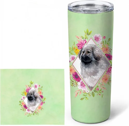 Miniatura 232 de Caroline's Treasures CK4270TBL20 - Vaso delgado de acero inoxidable de 20 onzas con aislamiento al vacío de doble pared, reutilizable