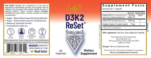 Miniatura 4 de RnA ReSet - Paquete de bienestar corporal total - Magnesio, vitamina C, Pico-plata, zinc, cobre y D3K2 por la Dra. Carolyn Dean