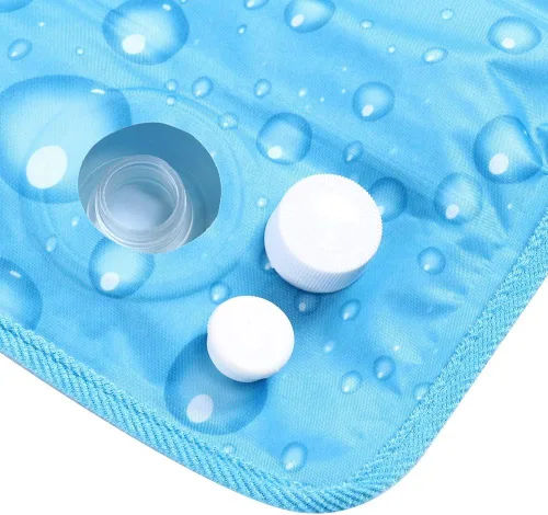Miniatura 8 de Cojín fresco, cojín de refrigeración por agua, alfombrilla de enfriamiento extraíble para asiento de automóvil, almohadilla de hielo de agua