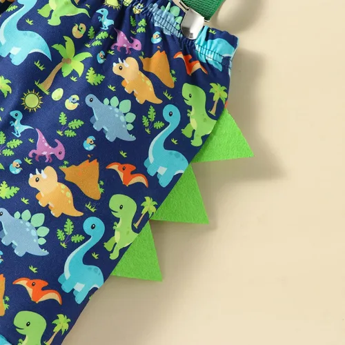 Miniatura 37 de Ropa divertida para el primer cumpleaños para bebé, ropa para bebé, con corbatín, mameluco, pantalones, conjunto de tirantes, trajes de pastel