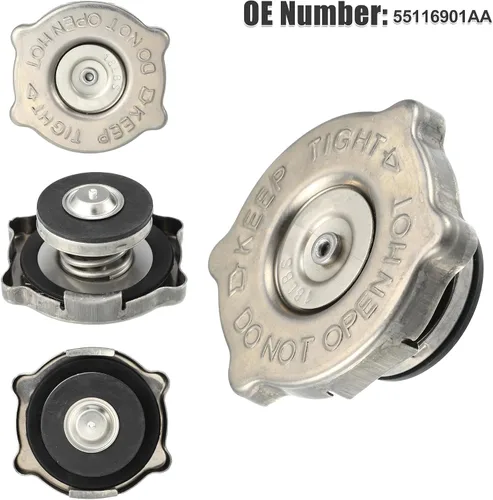 Miniatura 5 de ACROPIX Tapa de tanque de depósito de desbordamiento líquido para refrigerante del motor, para Chrysler 300 2008 No.55116901AA – Paquete de 1