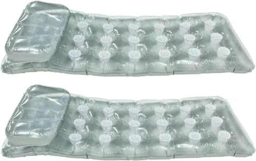 Miniatura 5 de Intex Colchón de 18 bolsillos Suntanner Tumbona de piscina con reposacabezas (paquete de 2) 58894EP