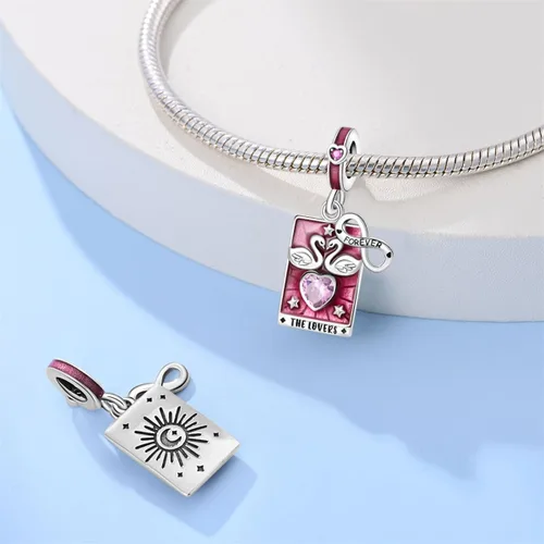 Miniatura 19 de KUNSIR Los abalorios se adaptan a pulseras Pandora para mujer, plata de ley 925, cuentas colgantes de joyería para niñas, dijes de feliz cumpleaños