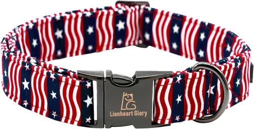 Miniatura 30 de Lionheart glory Collar de perro, Collar de perro azul Collar de perro para niños Collar ajustable de dinosaurio para perros pequeños Regalo
