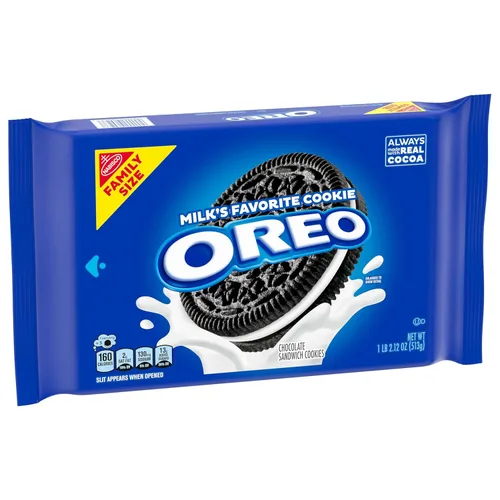 Miniatura 15 de OREO Galletas sándwich de chocolate, tamaño familiar, 3 paquetes