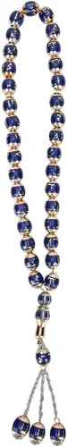 Miniatura 12 de HEEPDD Cuentas de oración musulmana de 13.8 in de longitud y 0.472 in, pulsera Tasbih beige, 33 cuentas de conteo preciso de Dhikr para uso diario