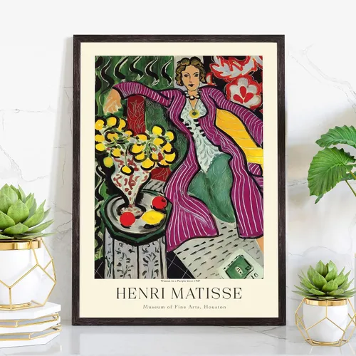 Miniatura 9 de Póster de Henri Matisse, impresiones de Matisse para galería de museo, póster de exposición de galería de museo, pinturas de Henri Matisse, obras