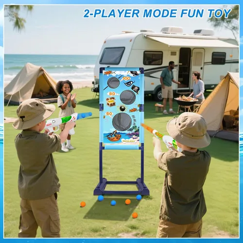 Miniatura 3 de Pistola de juguete para niños de 5, 6, 7, 8, 9, 10, 11, 12 años, el mejor regalo de cumpleaños para niños con objetivo de disparo en movimiento, 2
