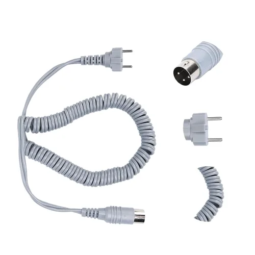 Miniatura 8 de ZJchao Cable de pieza de mano para taladro de uñas, cable de alimentación, máquina de manicura, pieza de mano, accesorios de repuesto de cable (gris)