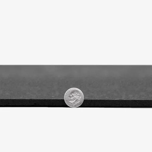 Miniatura 7 de Rollo de piso de goma resistente de 1/4" de espesor de Floor Inc Tapetes de piso de goma reciclada flexibles para gimnasio en casa Tapete