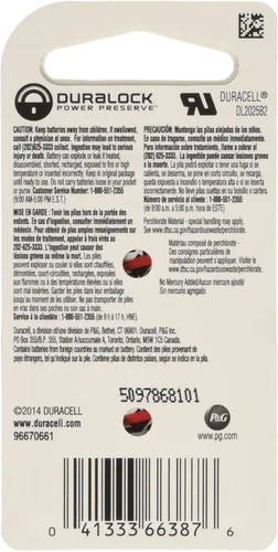 Miniatura 2 de Duracell Pilas de botón de moneda 2025, 2 unidades (paquete de 6)