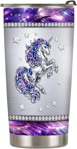 Miniatura 20 de 20oz Jewelry Butterfly Tumbler, Inspirational, Motivational Birthday Gifts for Butterfly Lovers, Coffee Tumbler for Women, Stainless Steel Double