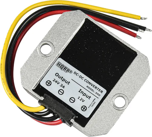 Miniatura 4 de HQRP Convertidor de aumento de corriente continua de 12 V de hasta 24 V 3 A, regulador de voltaje de 72 W, convertidor de corriente continua