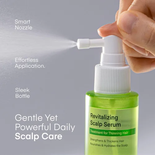 Miniatura 6 de Sérum para el cuero cabelludo en aerosol para el crecimiento del cabello - Tratamiento vegano coreano para la pérdida de cabello, adelgazamiento