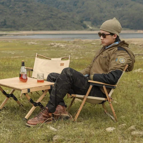 Miniatura 4 de EMERSONGEAR Blue Label JIHU - Ropa de algodón, abrigo táctico impermeable de invierno para hombres, ropa cálida militar