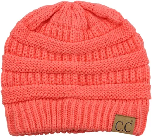 Miniatura 652 de C.C Trendy Warm Chunky Soft Stretch Cable Knit Beanie