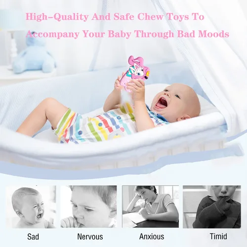 Miniatura 3 de Collares masticables para niños sensoriales, 5 collares masticables a los que les gusta morder o tener autismo, perfectamente texturizados