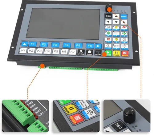 Miniatura 2 de CNCTOPBAOS Sistema de controlador CNC experto DDCS de 5 ejes, 1000 KHz sin conexión de soporte solo servo/motor paso a paso PLC de control