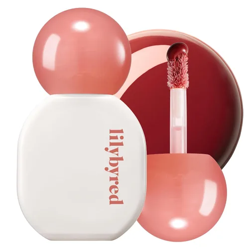 Miniatura 11 de lilybyred Sugar Wrapping Tint Gloss, 0.21 oz. Tinte labial vítreo coreano, acabado esmaltado suave, ligero y antiadherente, no se oscurece